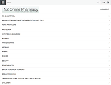 Tablet Screenshot of nz-online-pharmacy.com